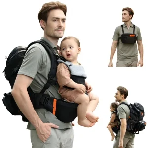 Modular Backpack with Convertible Baby Carrier