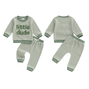Boys 2-Piece Set Stylish Pullover/Matching Pants