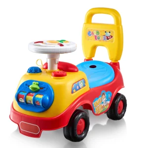 Ride On Push Car with Music Steering Wheel Seat