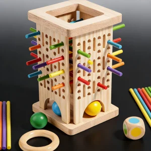 Wooden Stick Pulling Game