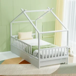 Full House Bed with 2 Storage Drawers