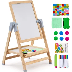 Standing Magnetic Drawing Board  Easel with Painting Accessories
