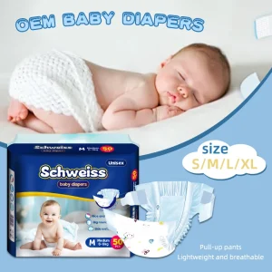 50pcs/1pack Newborn Cloth Diapers Breathable Panties
